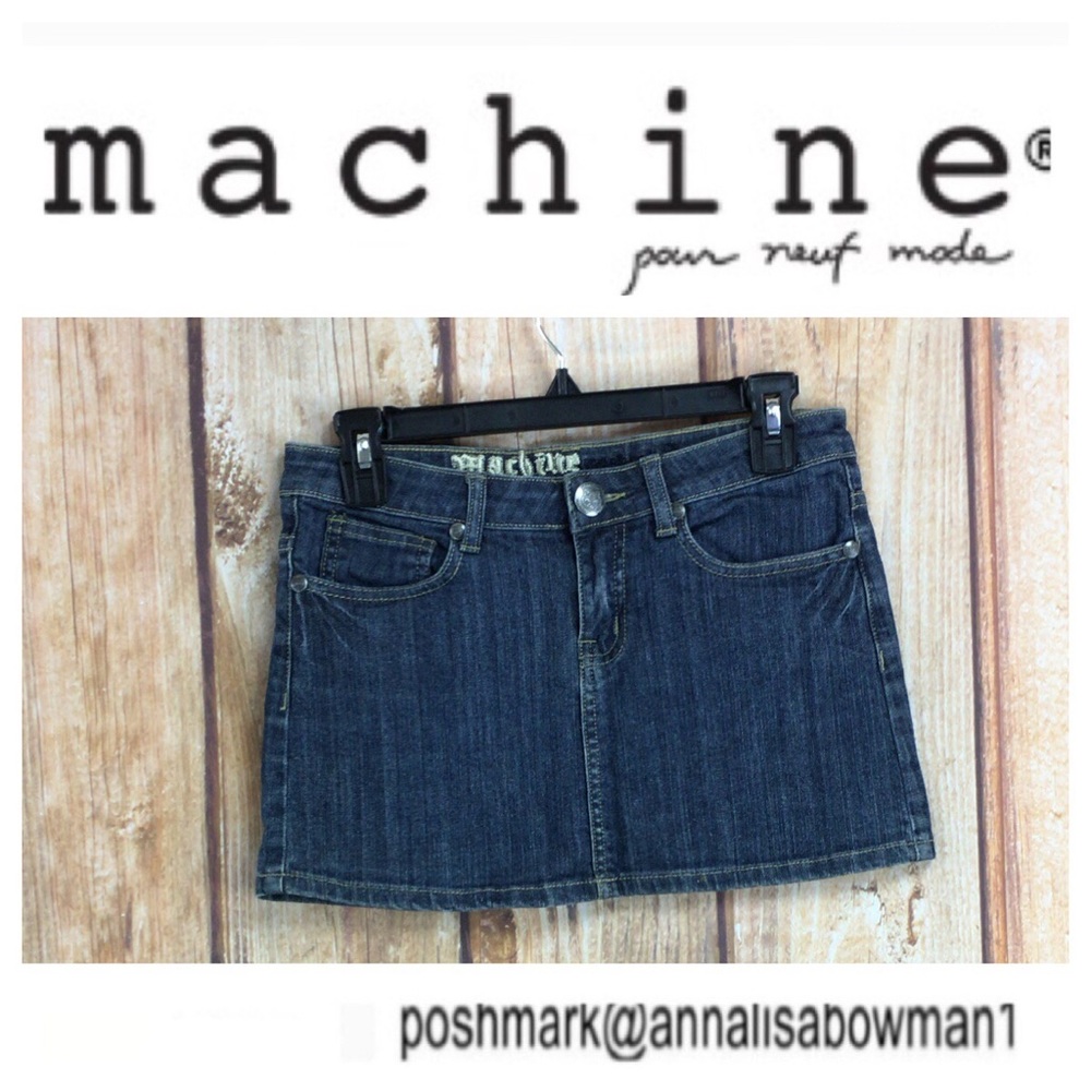 💸Machine denim mini skirt size 5